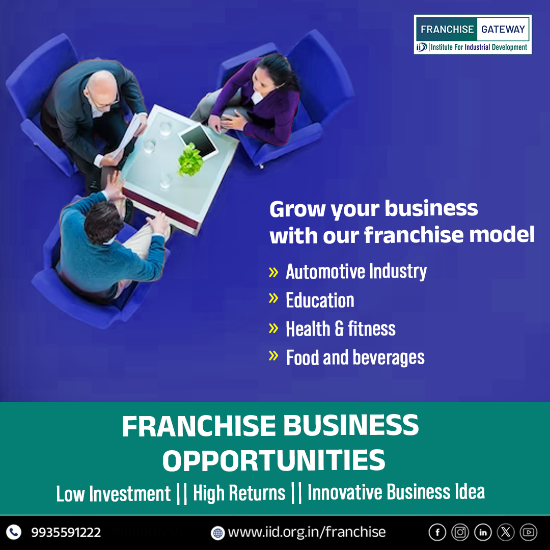 Franchise business opportunities in India